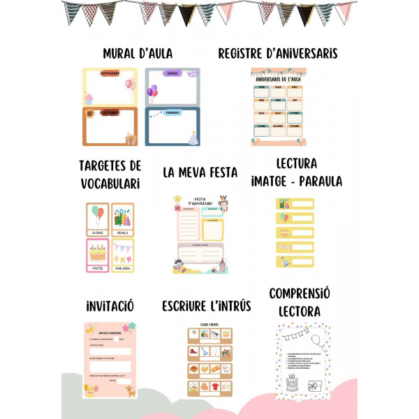 Dossier lectoescriptura aniversaris