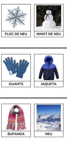 VOCABULARI HIVERN