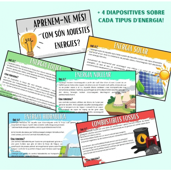 QUINES SÓN LES FONTS D'ENERGIA?