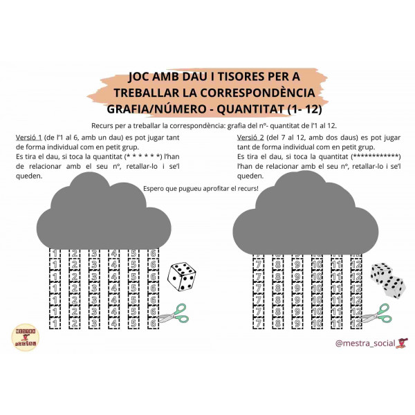 GRAFIA NÚMERO- QUANTITAT