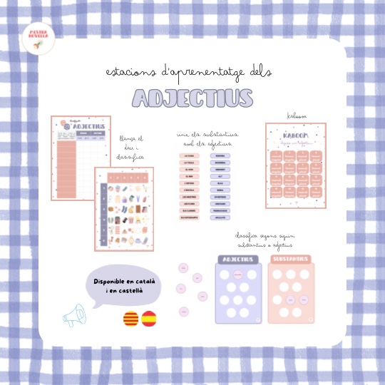 Estacions d’aprenentatge ADJECTIUS CAT/CAST