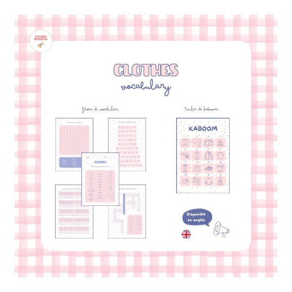 Clothes vocabulari + Kaboom