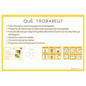 Situació d'aprenentatge "Les abelles"