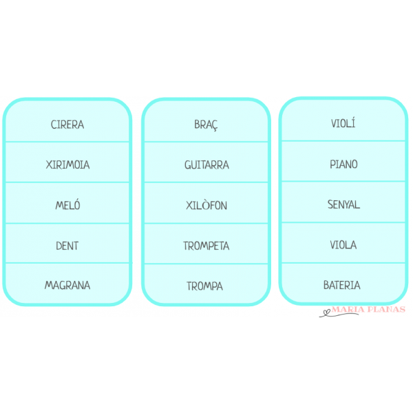 PARAULA INTRUSA. JOC LECTURA DE PARAULES. 60 targetes.