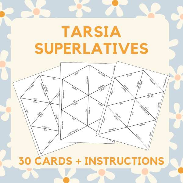 Juego TARSIA - SUPERLATIVES