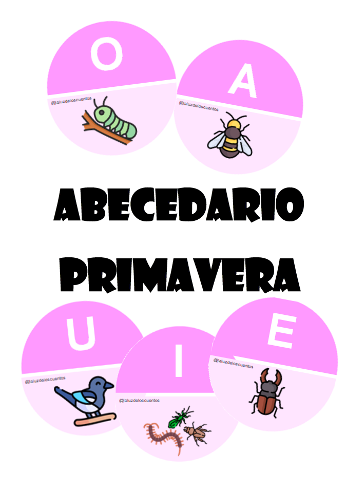 Abecedario - primavera