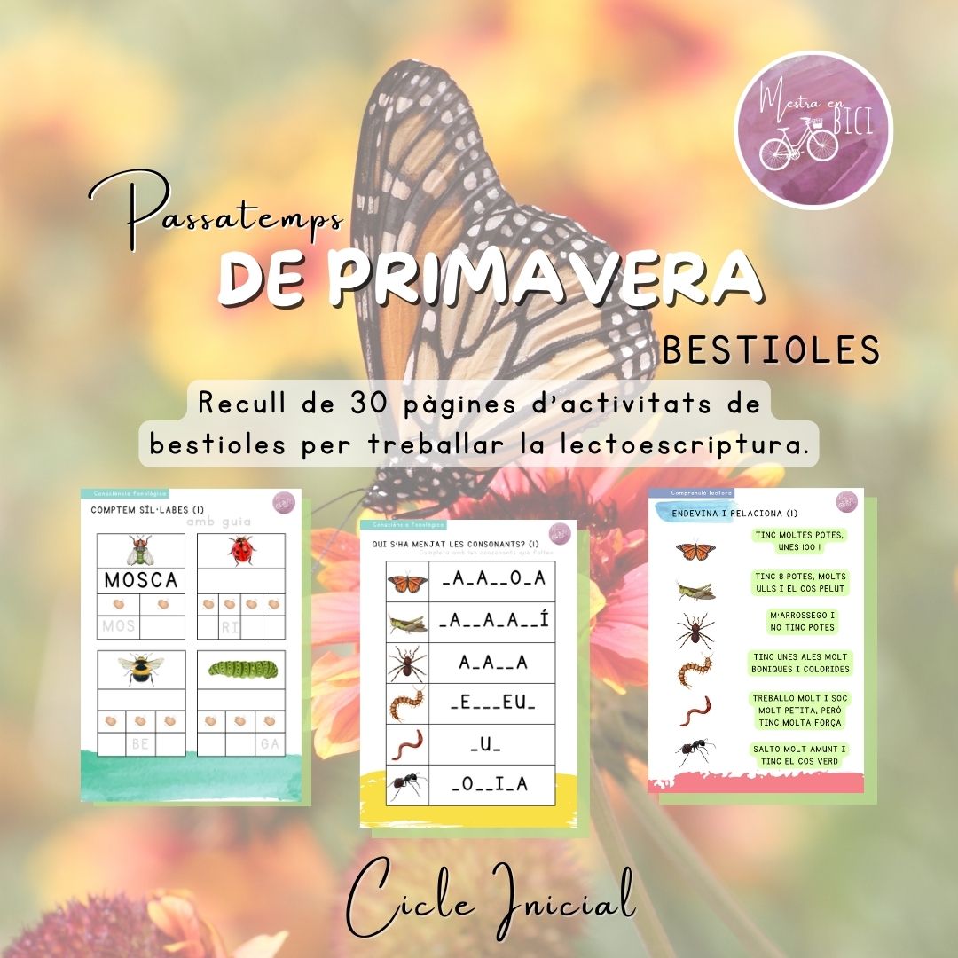 Passatemps de primavera - Bestioles