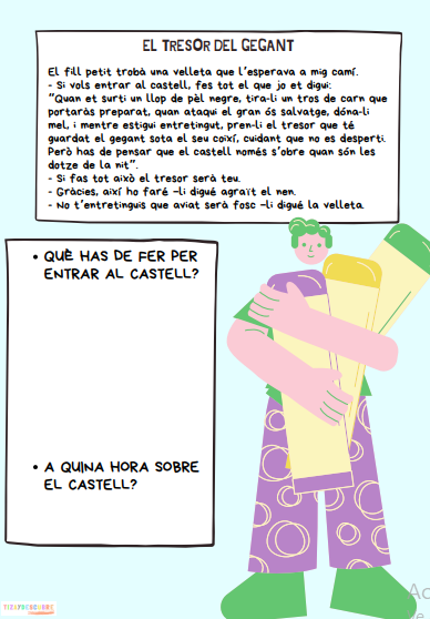 Quadern comprensió lectora