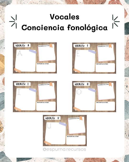 CONCIENCIA FONOLÓGICA: LAS VOCALES