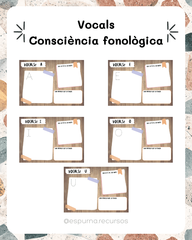 CONSCIÈNCIA FONOLÒGICA : VOCALS