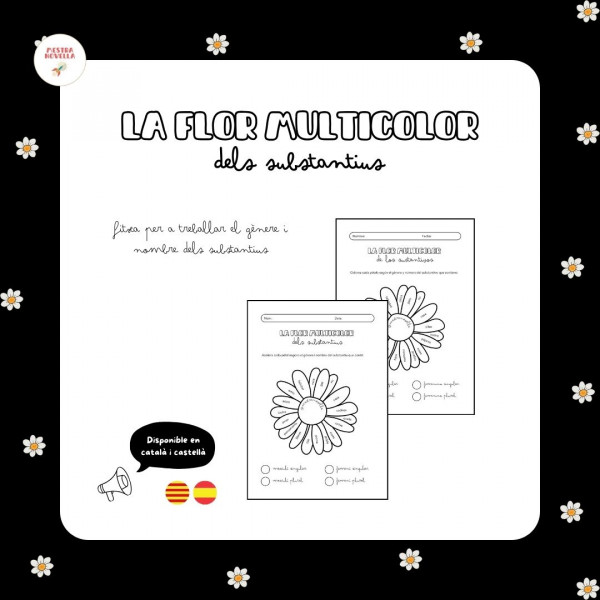 FLOR MULTICOLOR SUSTANTIVOS CAS/CAT
