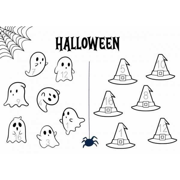 Bingo números halloween