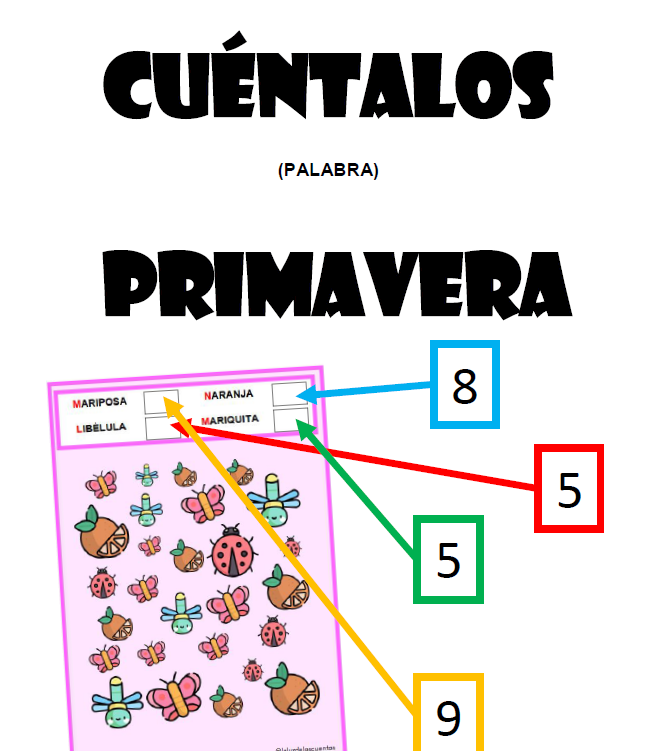 Cuéntalos palabra - primavera