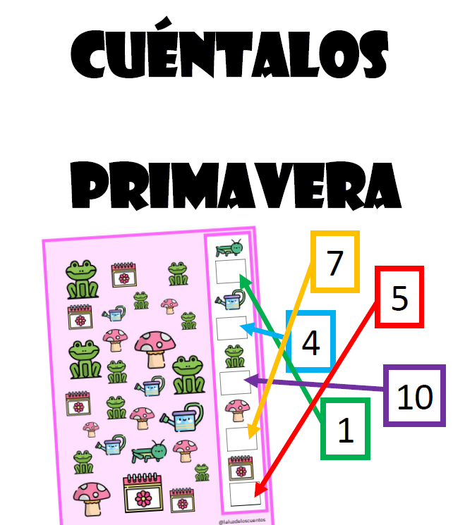 Cuéntalos imagen - primavera