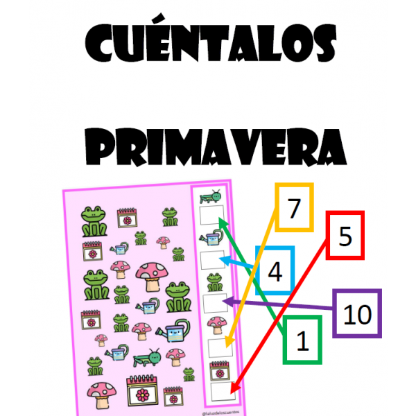 Cuéntalos imagen - primavera