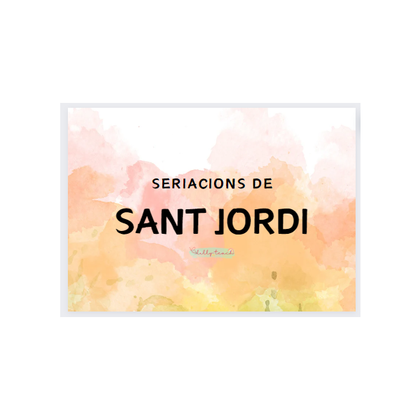 Proposta de seriacions amb temàtica de Sant Jordi