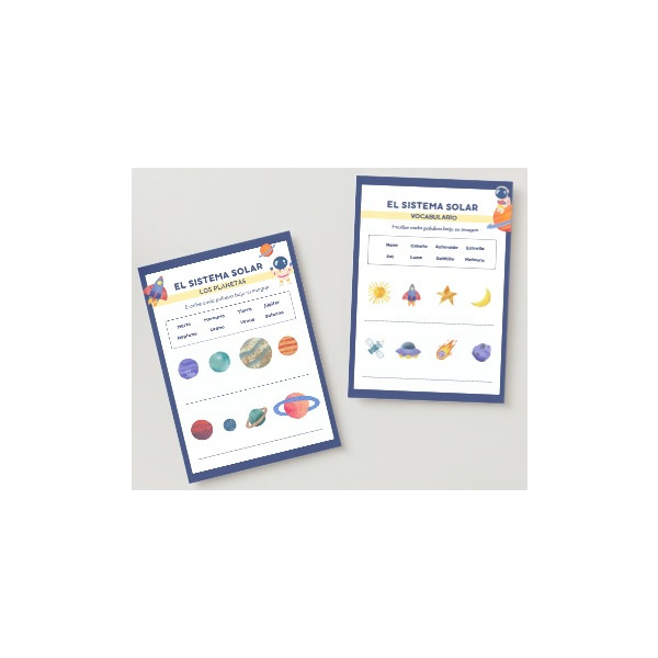 El sistema solar: actividades