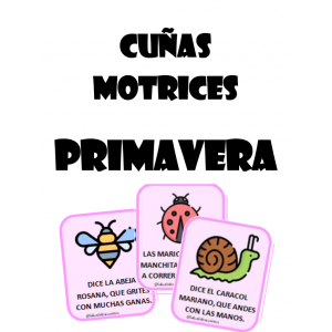 Cuñas motrices - primavera