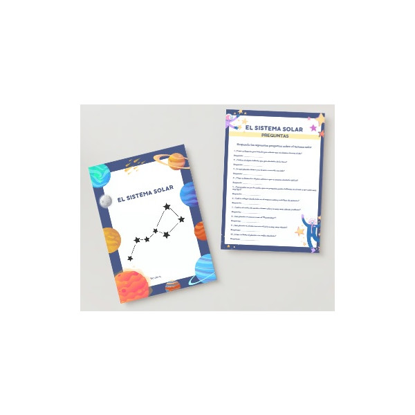 El sistema solar: actividades
