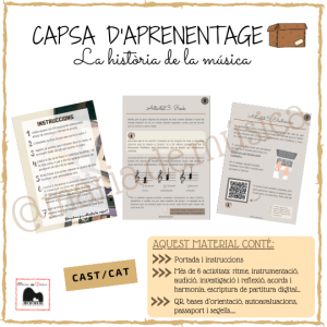 Capsa d'aprenentatge "La història de la música"