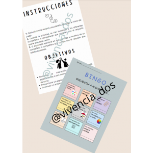 Bingo inicio de curso.