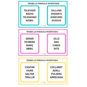 Troba la paraula inventada