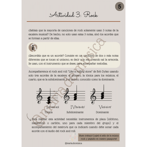 Caja de aprendizaje "La historia de la música"