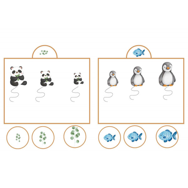 petit mitjà i gran//pequeño mediano y grande