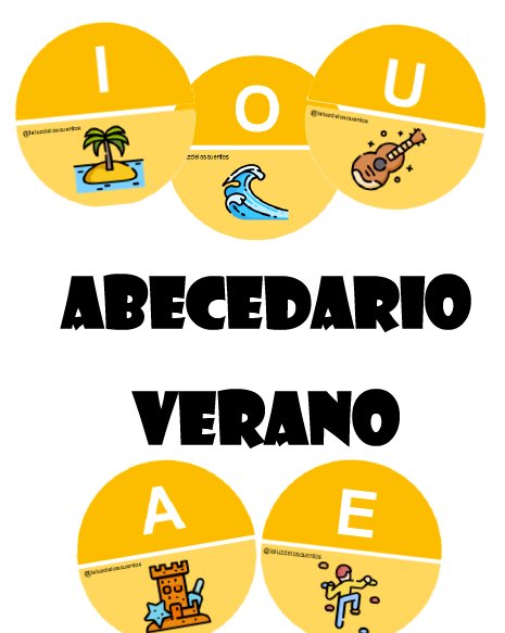 Abecedario - verano