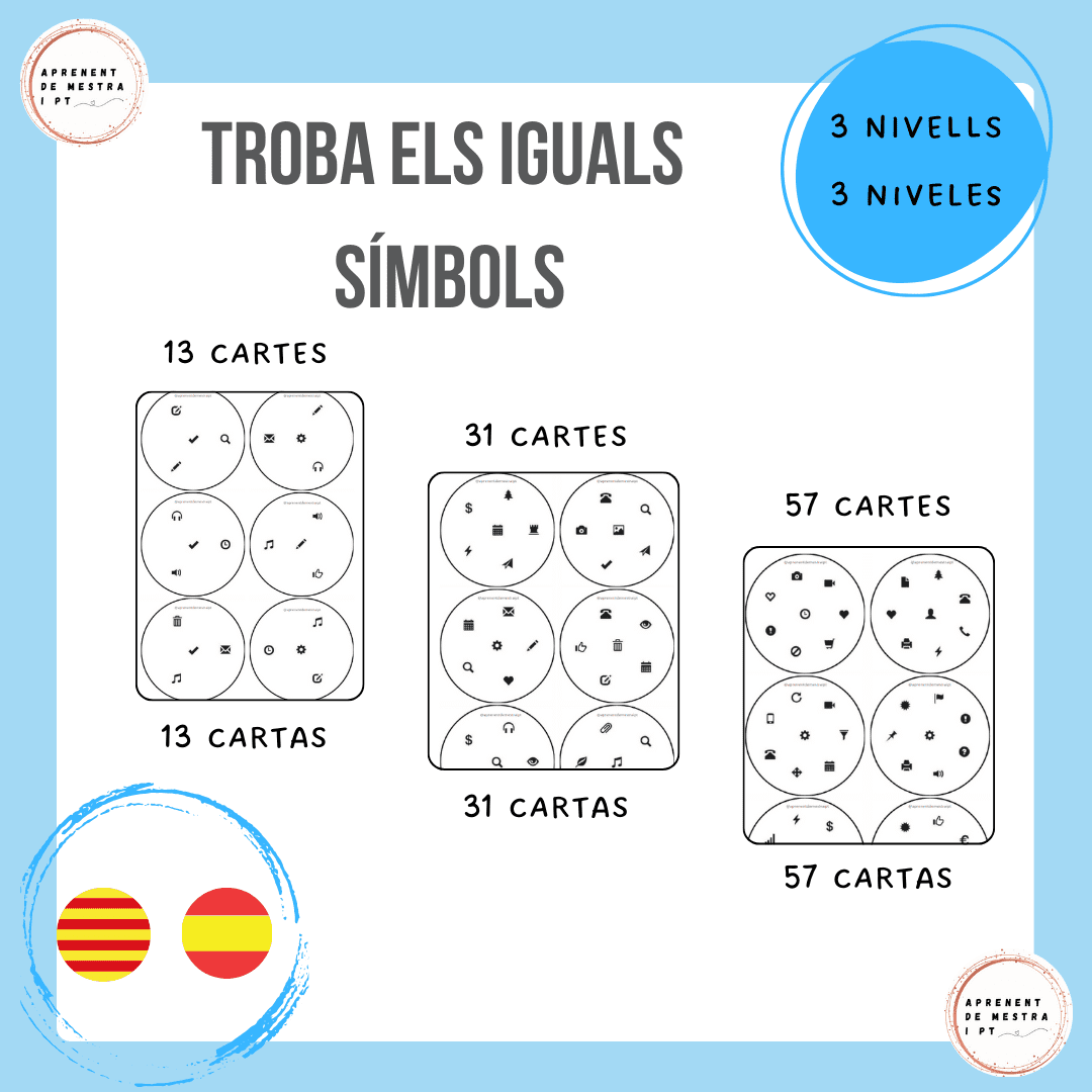 Símbolos idénticos (busca el igual) CAT & CAST