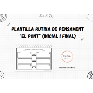 Rutina de pensament El Pont