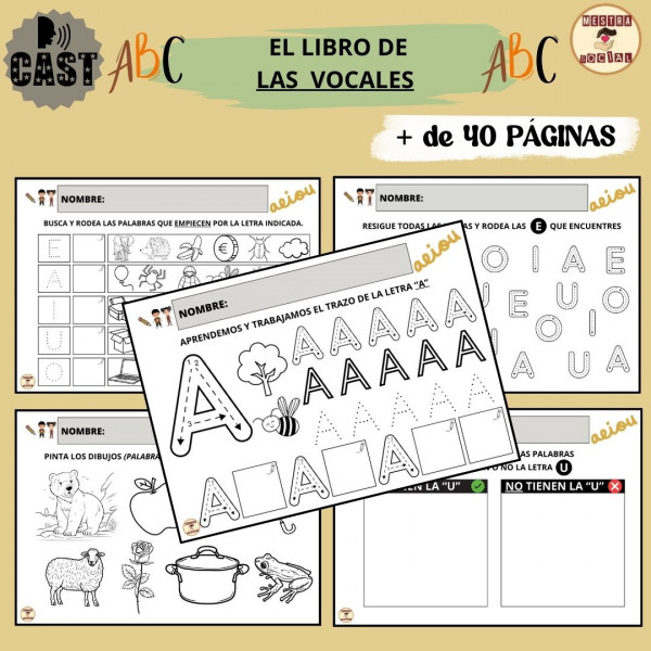 LIBRO DE LAS VOCALES