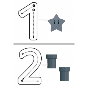 NÚMEROS "MARIO BROS"