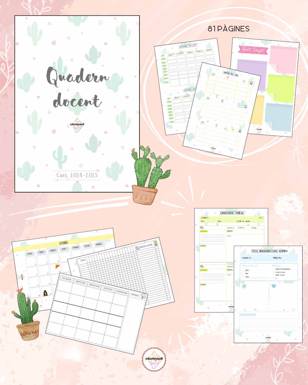 QUADERN DOCENT "cactus" 24-25