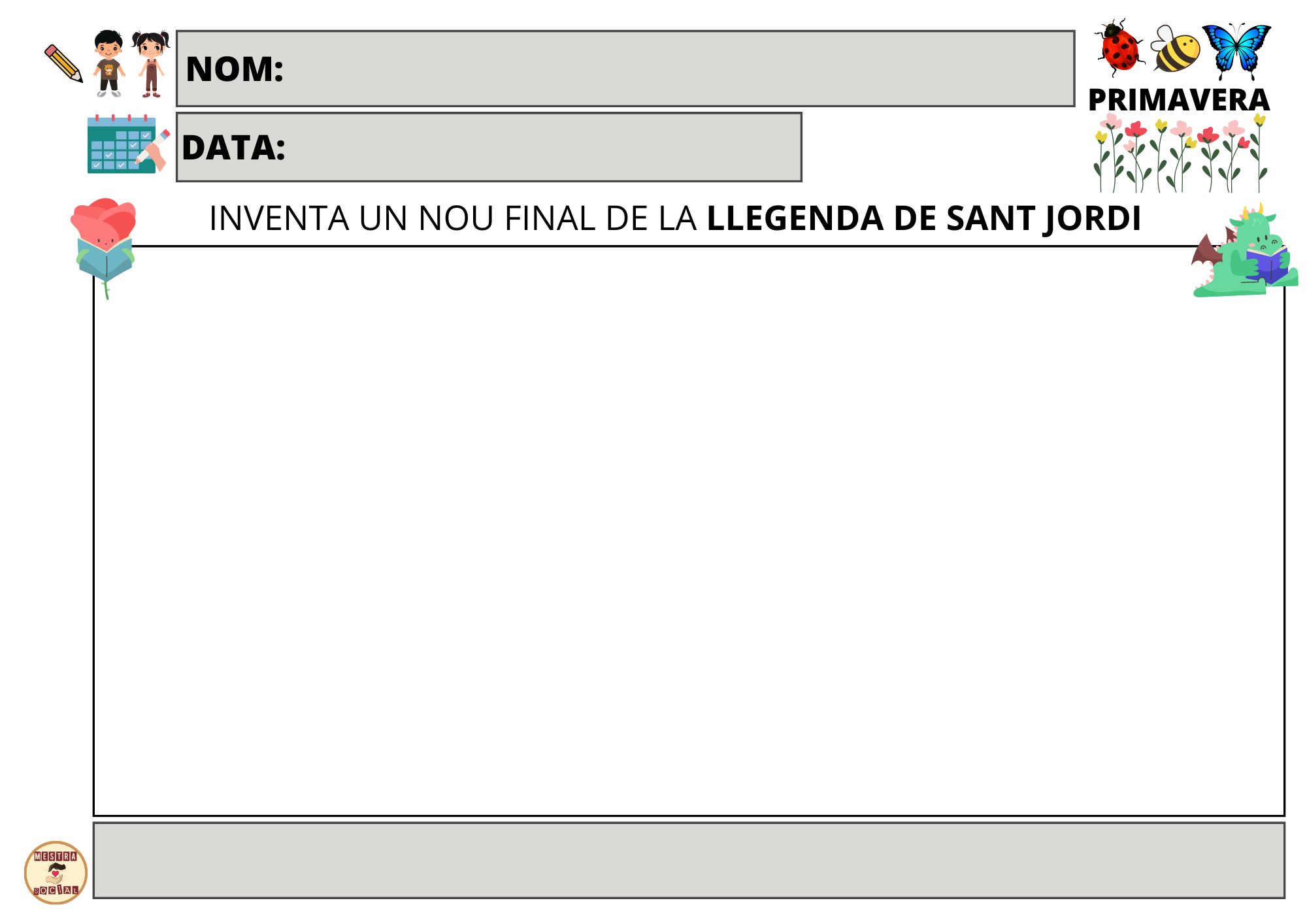 INVENTEM NOU FINAL DE LA LLEGENDA DE SANT JORDI