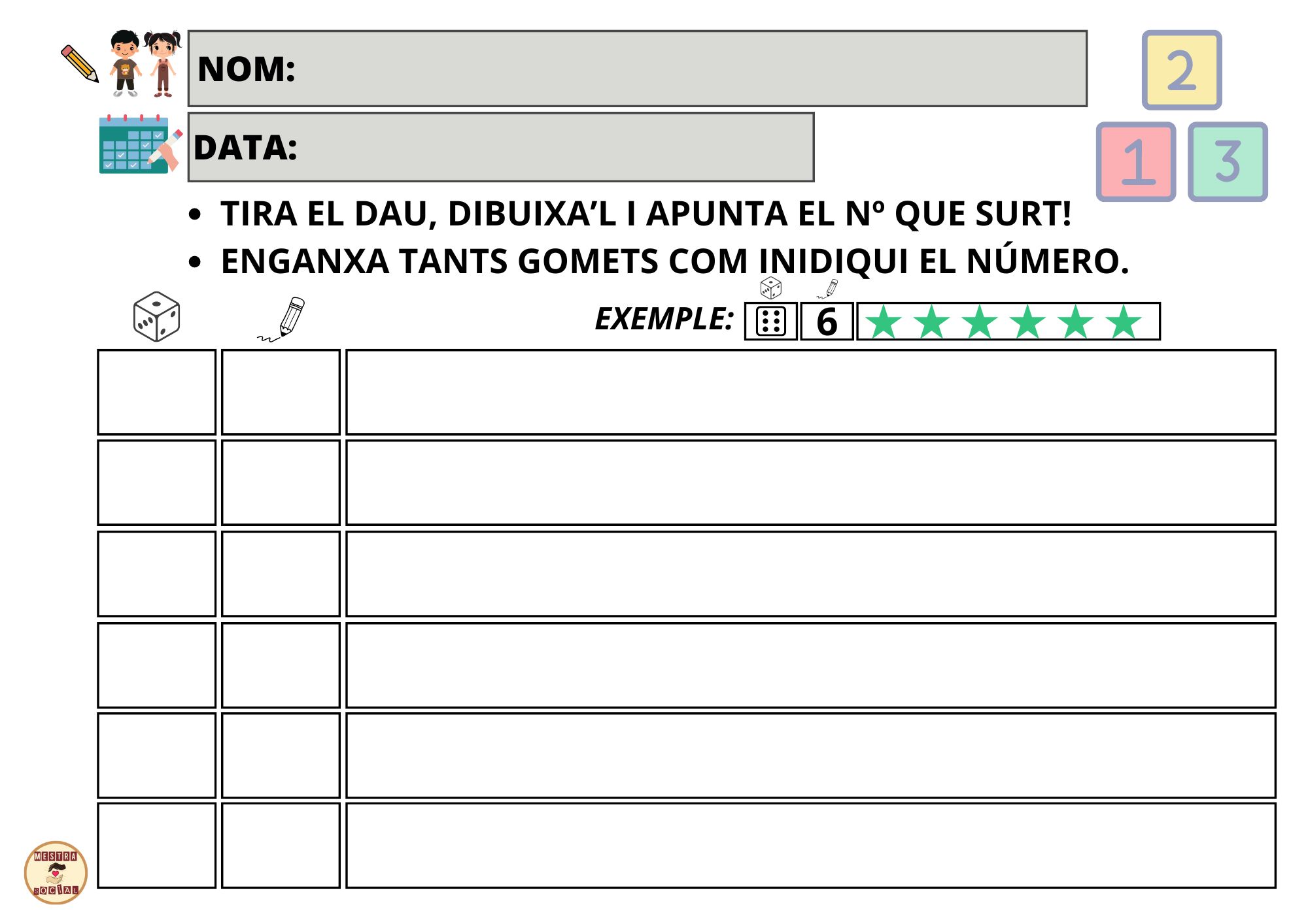 TIRA EL DAU I APUNTA