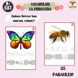 TARGETES QUINA LLETRA HA MARXAT VOLANT? LA PRIMAVERA