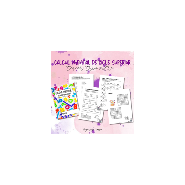 Càlcul mental - 3r trim Cicle Superior