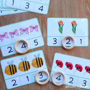 NUMERACIÓ 1-5 PRIMAVERA/NUMERACIÓN 1-5 PRIMAVERA