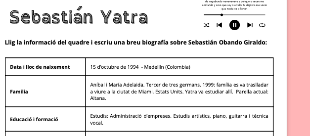 Organitzador gràfic Biografia