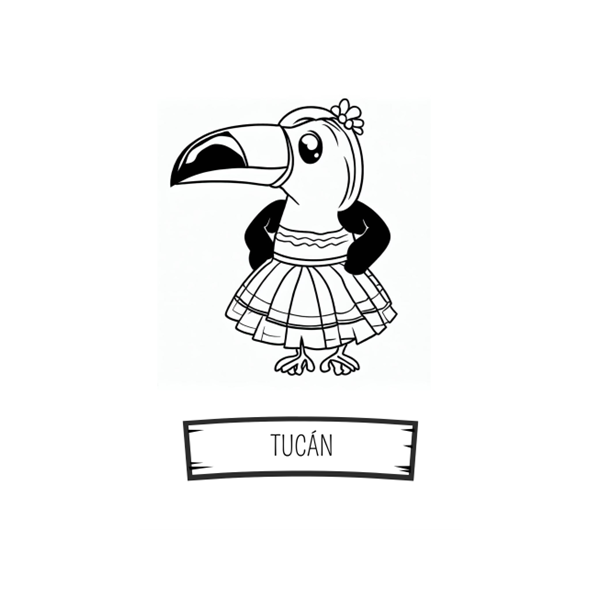 Libro colorear animales divertidos de todo el mundo