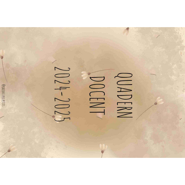 Quadern docent 24-25 (terra)