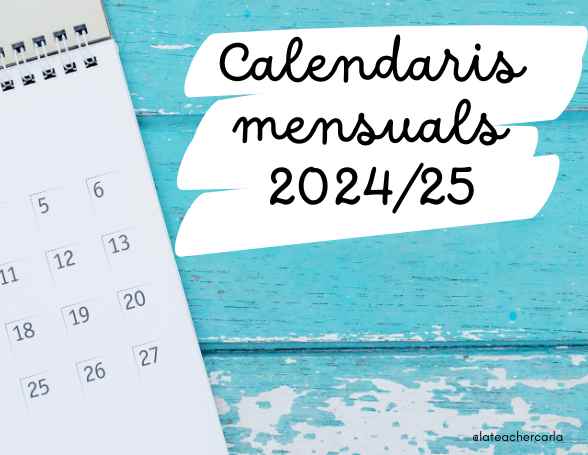 Calendaris mensuals