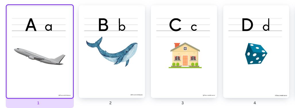 Abecedari amb pauta Montessori