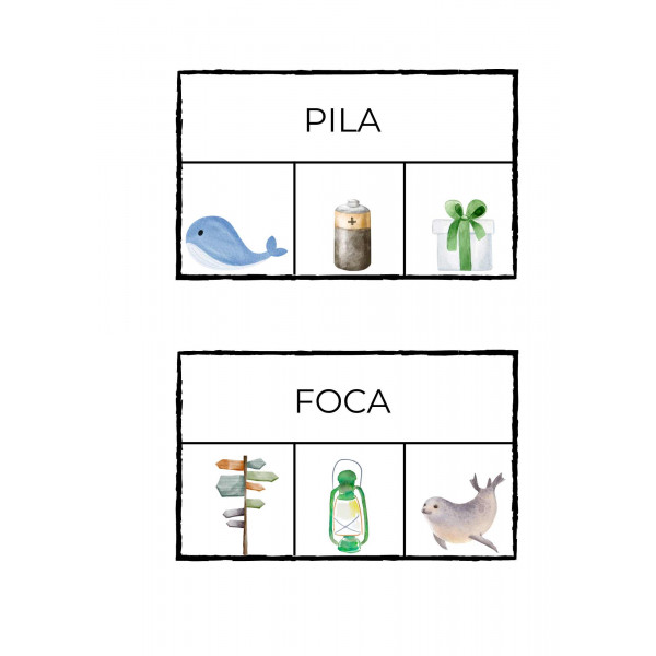 Lectura palabras cortas