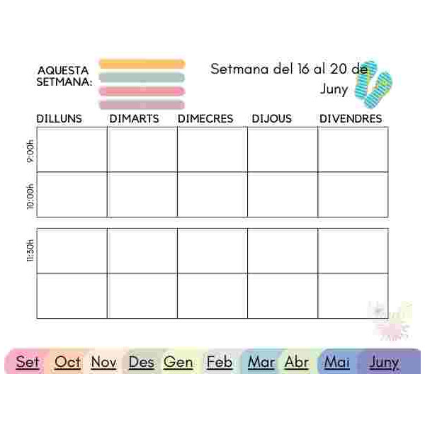 Agenda interactiva curs 24/25