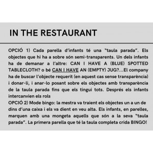 In the restaurant. 2 Games