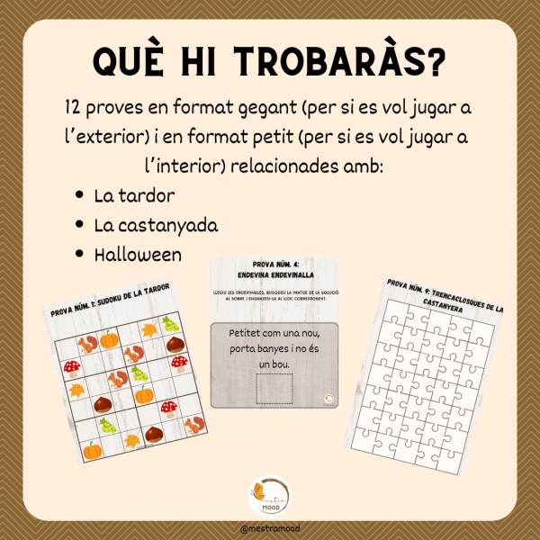 La gran gimcana de la castanyada