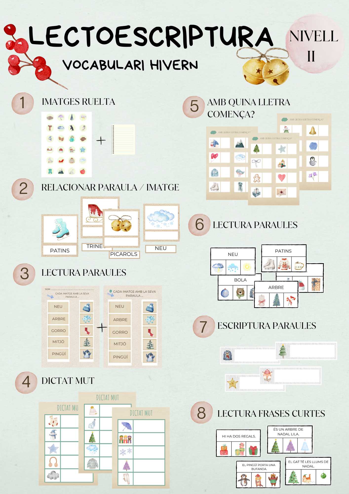 Racons lectoescriptura HIVERN/NADAL