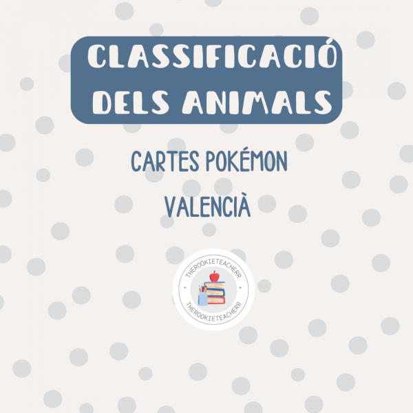 POKÉMON. CLASSIFIQUEM ELS ANIMALS